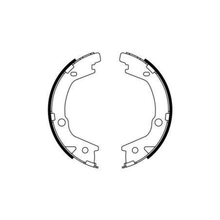 BOSCH 0 986 487 770 Jeu de mâchoires de frein pour