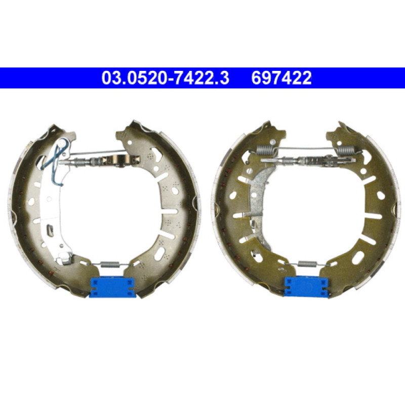 ATE 03.0520-7422.3 Kit ganasce freno posteriore per Doblo Combo