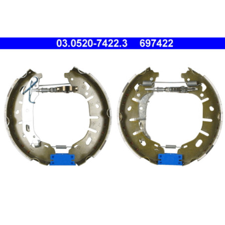 ATE 03.0520-7422.3 Bremsbackensatz Hinten für Doblo Combo