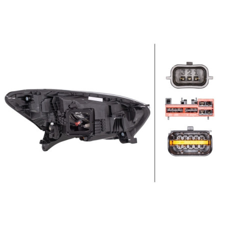 Headlight Left for - HELLA 1EX 012 977-611