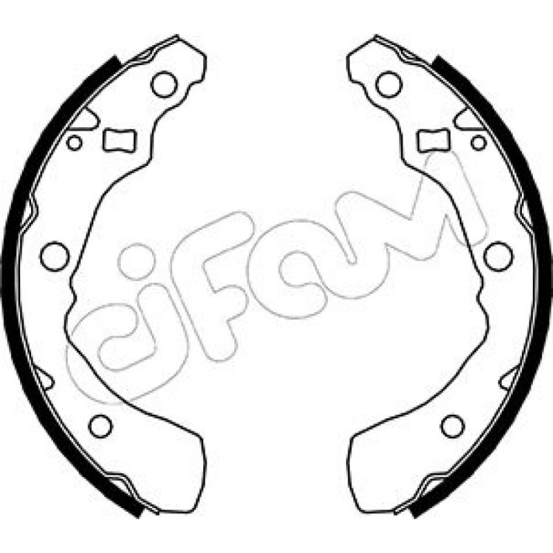 CIFAM 153-041 Jeu de mâchoires de frein pour