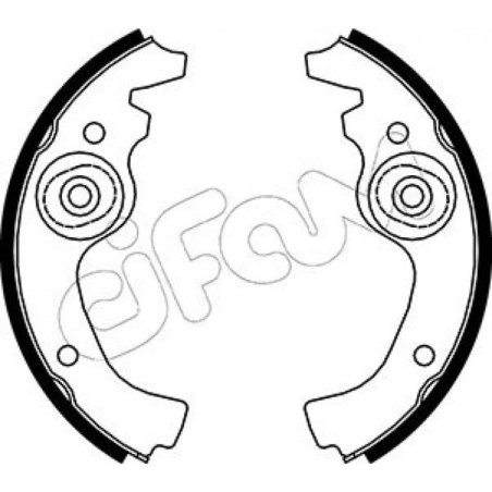CIFAM 153-055 Bremsbackensatz für