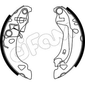 CIFAM 153-070 Jeu de mâchoires de frein pour