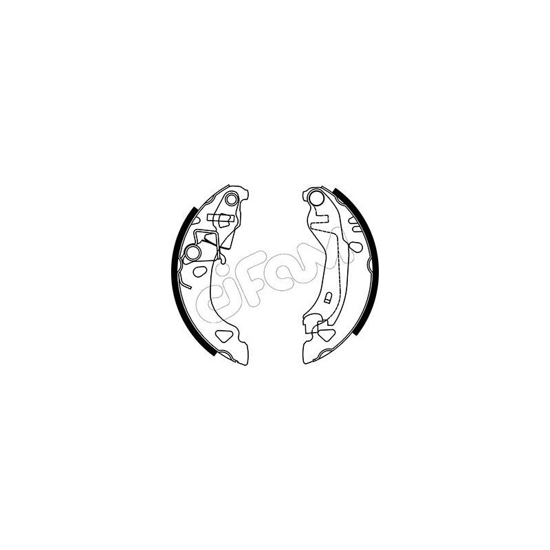 CIFAM 153-070 Brake Shoe Set for