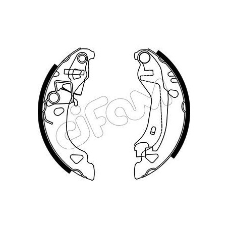 CIFAM 153-070 Brake Shoe Set for
