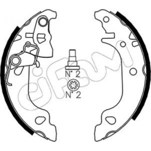 CIFAM 153-079 Brake Shoe Set for