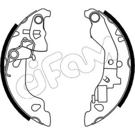 CIFAM 153-079Y Bremsbackensatz für