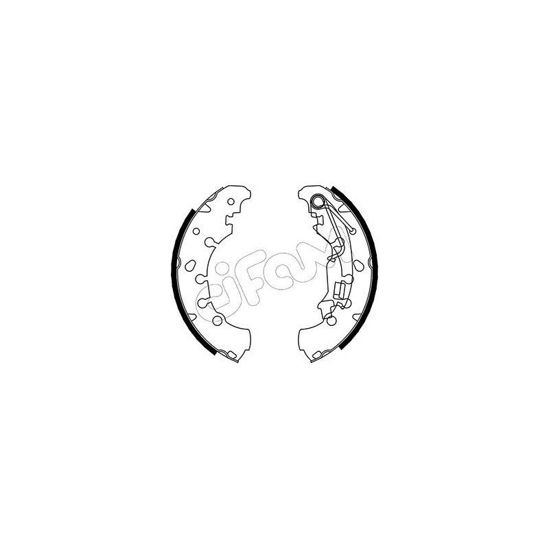 CIFAM 153-092 Kit ganasce freno per