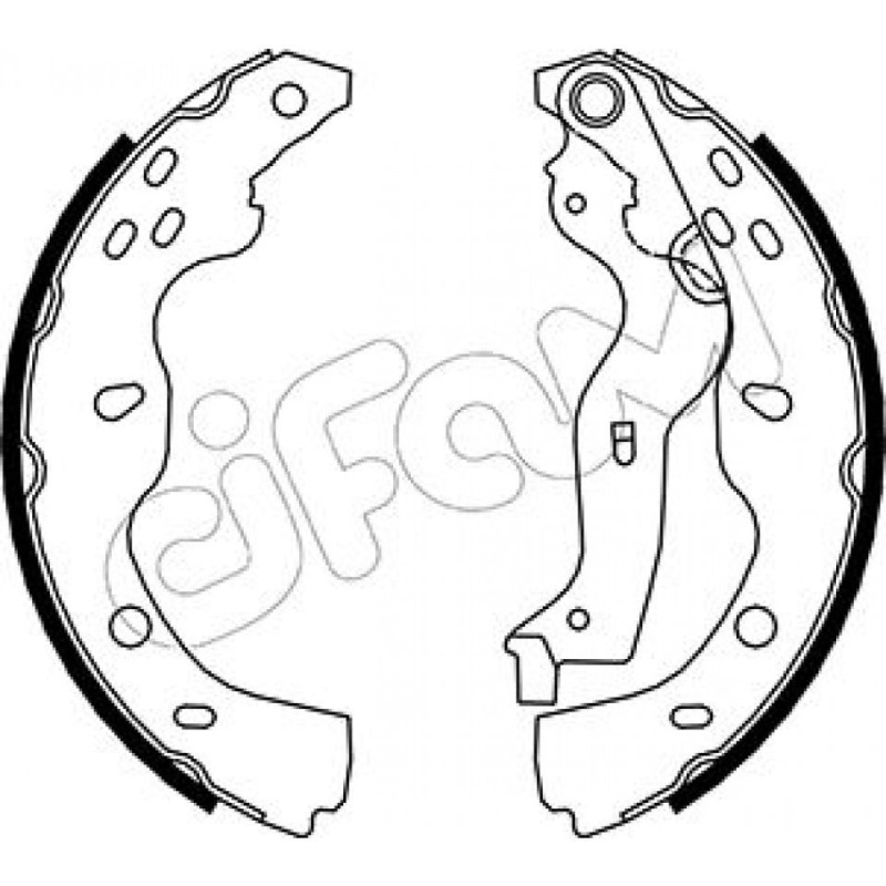 CIFAM 153-096 Brake Shoe Set for