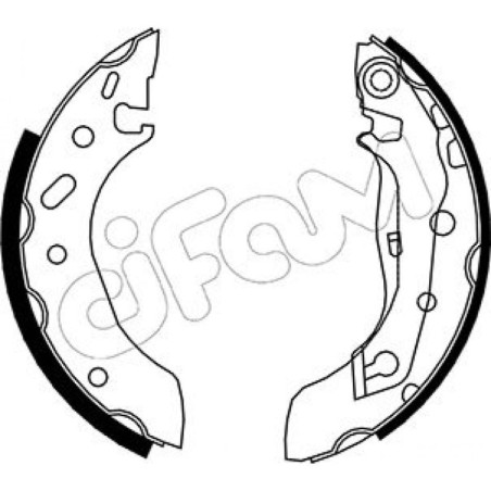 CIFAM 153-128 Jeu de mâchoires de frein pour