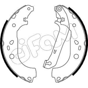 CIFAM 153-142 Jeu de mâchoires de frein pour