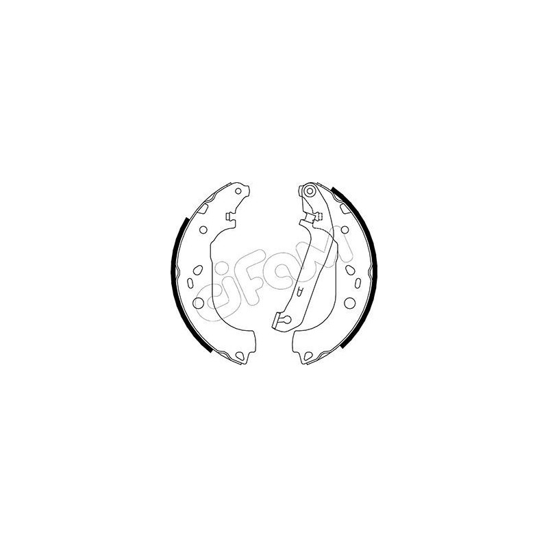 CIFAM 153-142 Bremsbackensatz für