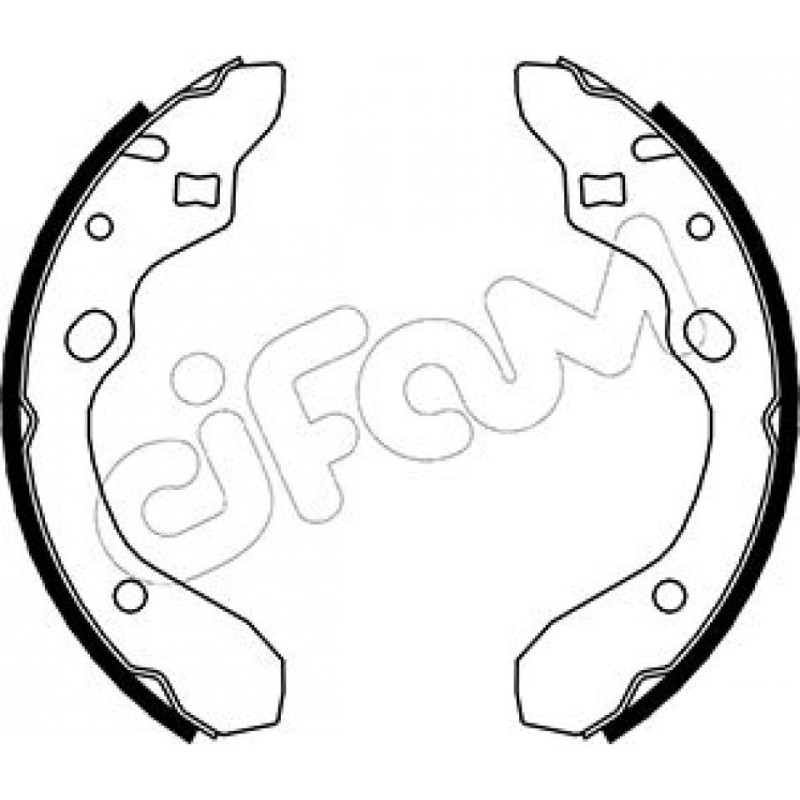 CIFAM 153-210 Bremsbackensatz für