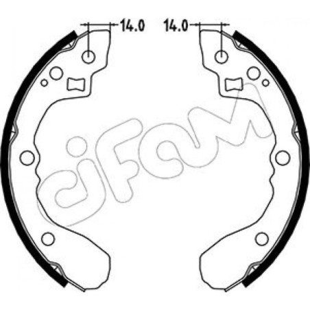 CIFAM 153-217 Kit ganasce freno per