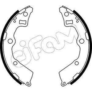 CIFAM 153-229 Bremsbackensatz für