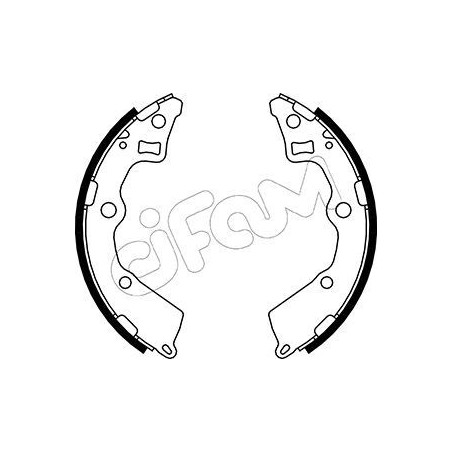 CIFAM 153-229 Brake Shoe Set Rear for