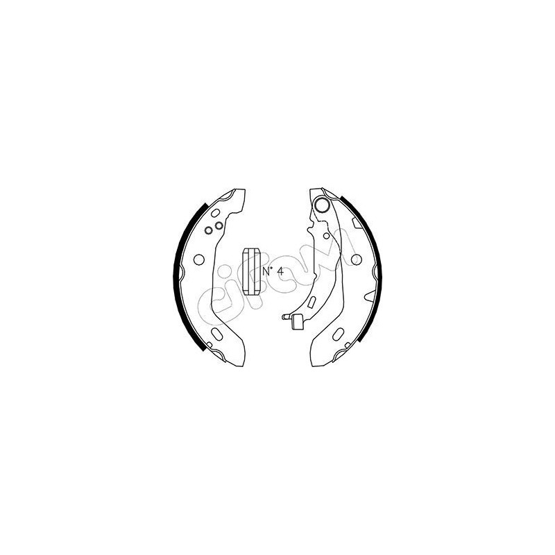 CIFAM 153-235 Brake Shoe Set for