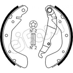 CIFAM 153-309 Bremsbackensatz für