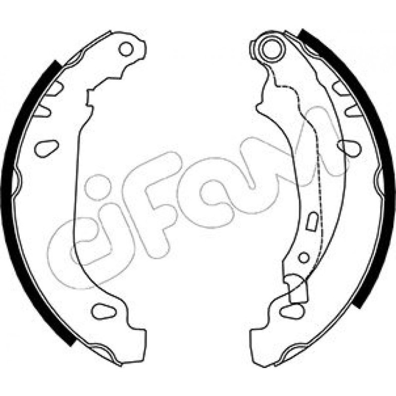 CIFAM 153-328 Jeu de mâchoires de frein pour