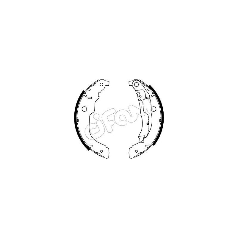 CIFAM 153-333 Kit ganasce freno per