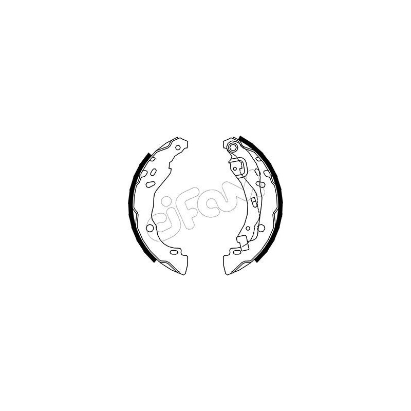 CIFAM 153-359 Jeu de mâchoires de frein pour