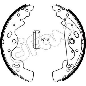 CIFAM 153-370 Brake Shoe Set for