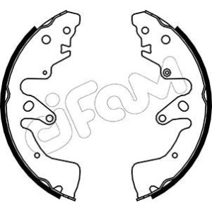 CIFAM 153-407 Brake Shoe Set Rear for