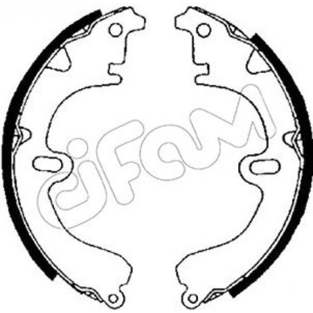 CIFAM 153-417 Juego de zapatas de frenos para