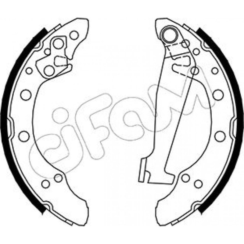 CIFAM 153-468 Kit ganasce freno per