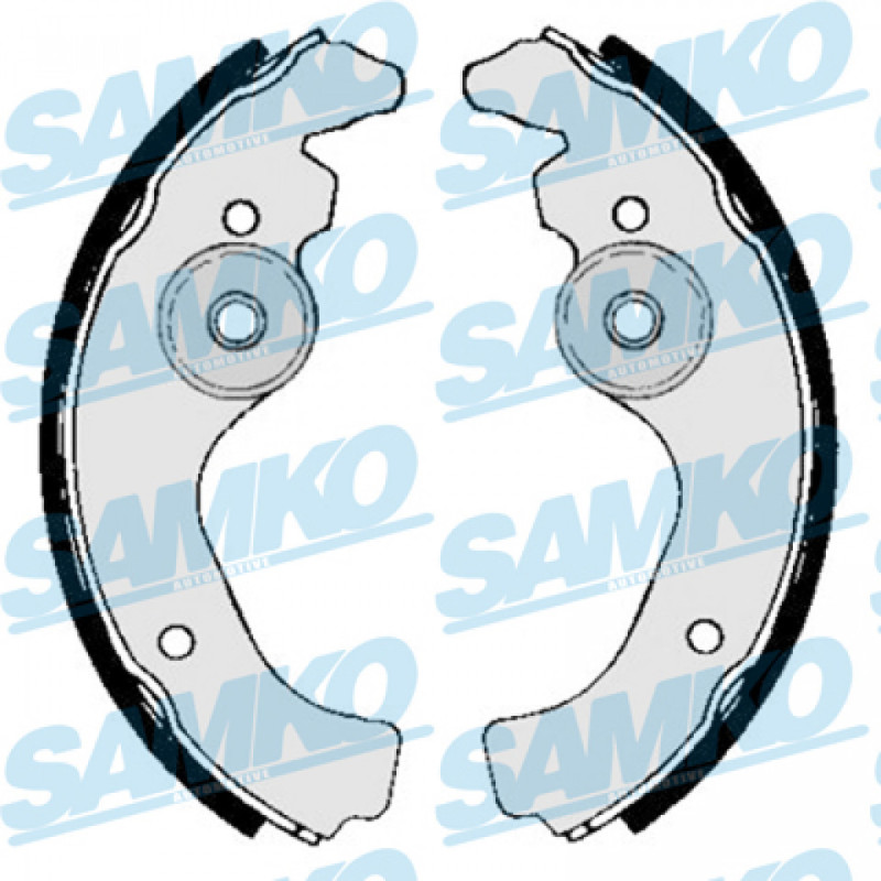 SAMKO 80660 Kit ganasce freno per