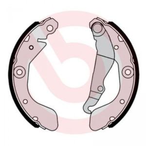 BREMBO S 10 519 Juego de zapatas de frenos trasero para Chevrolet Aveo
