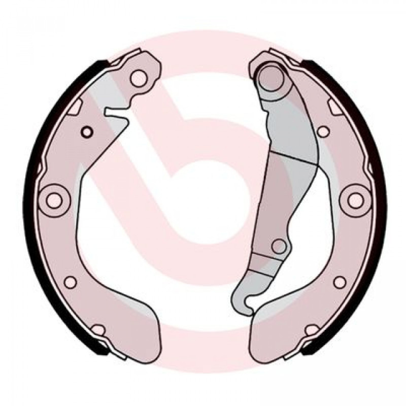 BREMBO S 10 519 Bremsbackensatz Hinten für Chevrolet Aveo