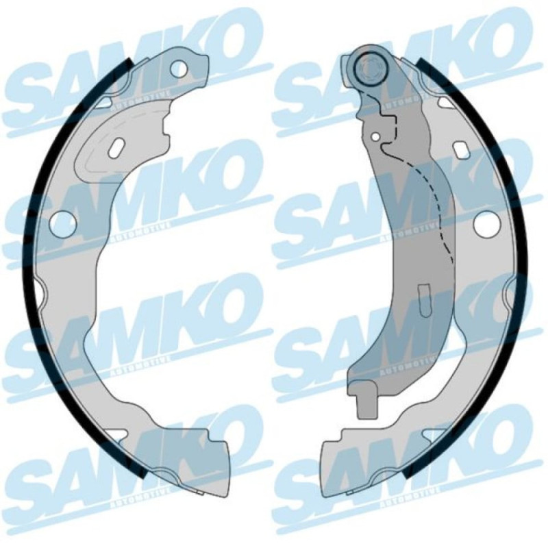 SAMKO 81216 Kit ganasce freno per
