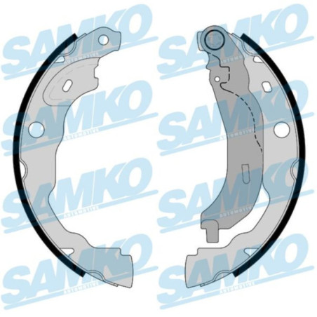 SAMKO 81216 Brake Shoe Set Rear for
