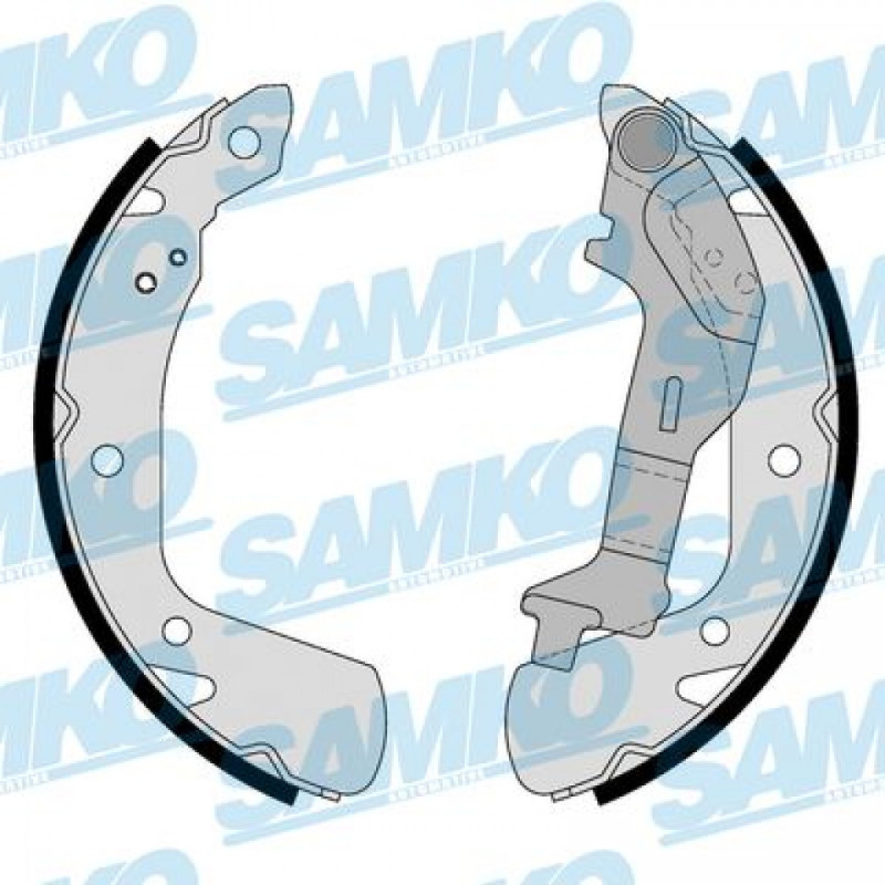 SAMKO 81195 Brake Shoe Set Rear for
