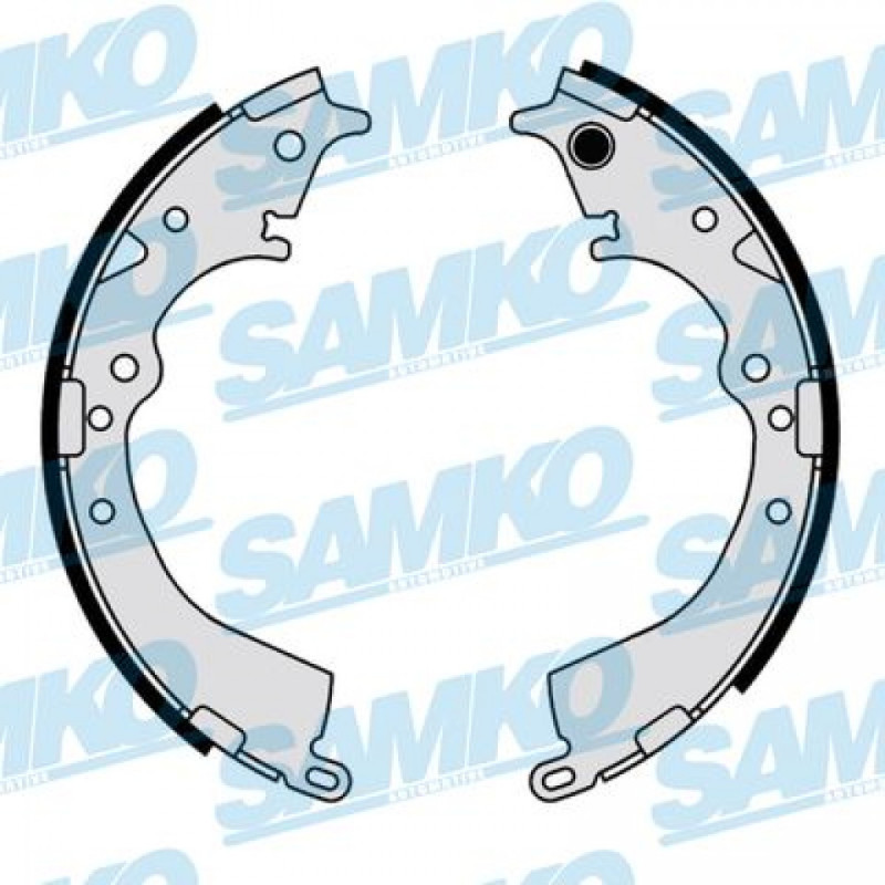 SAMKO 81196 Brake Shoe Set for