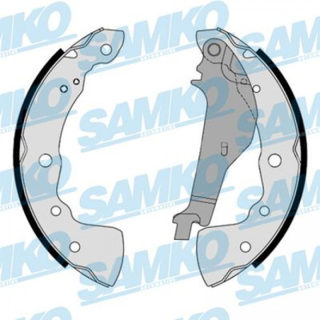 SAMKO 81217 Brake Shoe Set Rear for