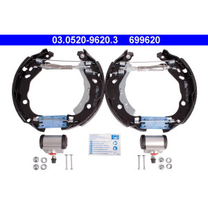 ATE 03.0520-9620.3 Brake Shoe Set Rear for DS C3 DS3 C4 Cactus