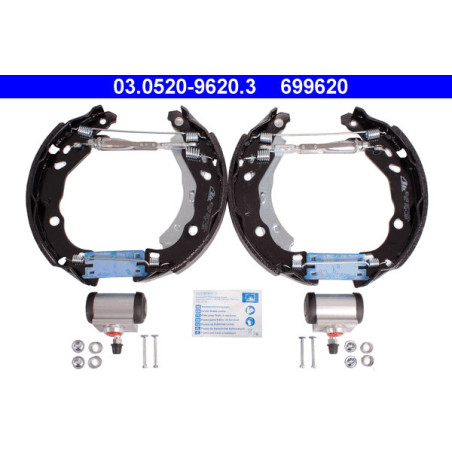 ATE 03.0520-9620.3 Jeu de mâchoires de frein arrière pour DS C3 DS3 C4 Cactus