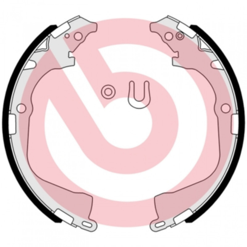BREMBO S 85 541 Brake Shoe Set Rear for VW Amarok