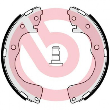 BREMBO S 49 525 Juego de zapatas de frenos trasero para Mazda MPV