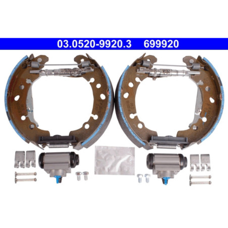 ATE 03.0520-9920.3 Brake Shoe Set Rear for Toyota Yaris