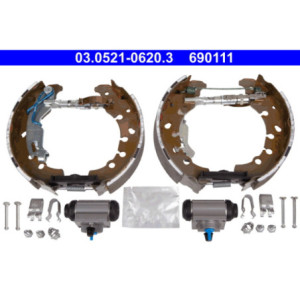 ATE 03.0521-0620.3 Kit ganasce freno posteriore per Panda Ypsilon