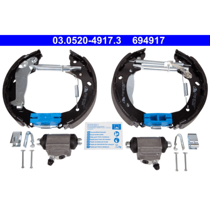 ATE 03.0520-4917.3 Kit ganasce freno posteriore per I20 Active Rio Accent i10