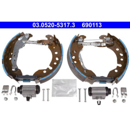 ATE 03.0520-5317.3 Bremsbackensatz Hinten für Renault Twingo