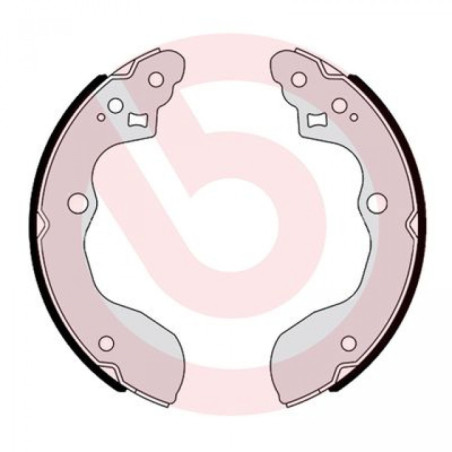 BREMBO S 79 526 Sada brzdových čeľustí zadné pre Suzuki SX4 Swift