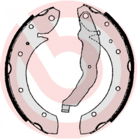 BREMBO S 06 506 Juego de zapatas de frenos trasero para BMW 3