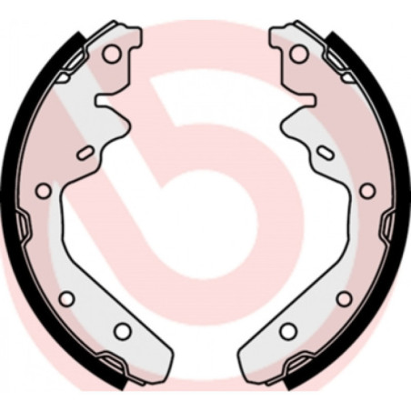 BREMBO S 11 502 Sada brzdových čeľustí zadné pre Neon Sebring Sundance