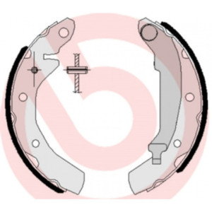 BREMBO S 15 501 Sada brzdových čelistí zadní pro Daewoo Tico