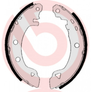 BREMBO S 23 507 Kit ganasce freno posteriore per 19 Rapid AX